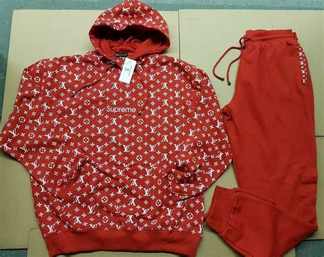 jogging louis vuitton supreme|louis vuitton warm up suit.